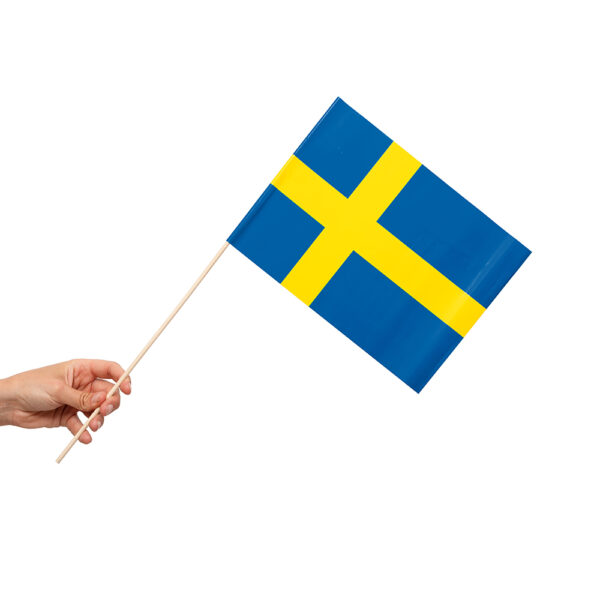 10 Paper flag 20x30cm Sweden - Image 2