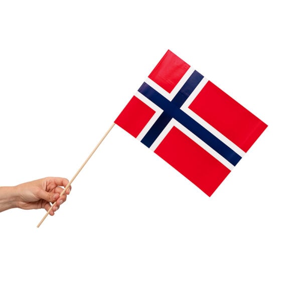 10 Paper flag 20x30cm Norway - Image 2