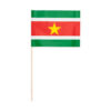 10 Paper flag 20x30cm Suriname