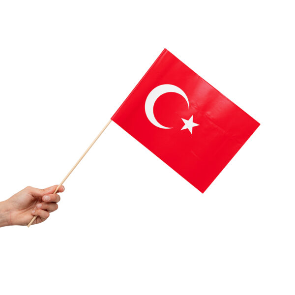 10 Paper flag 20x30cm Türkiye - Image 2