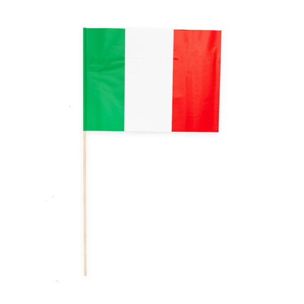 10 Paper flag 20x30cm Italy