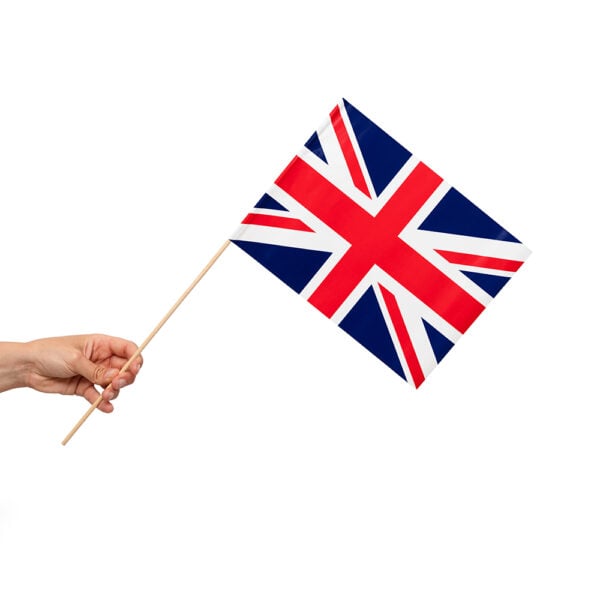 10 Paper flag 20x30cm Union Jack - Image 2
