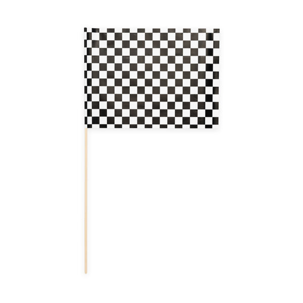 10 Paper flag 20x30cm Race