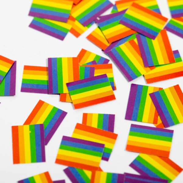 Table confetti paper 150pcs Pride