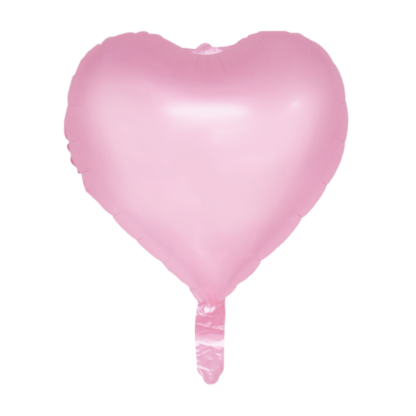 Foilballoon 18'' pastel pink - Watercolors Hearts
