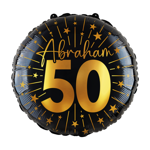 Foilballoon 18" - Abraham Golden Celebrations