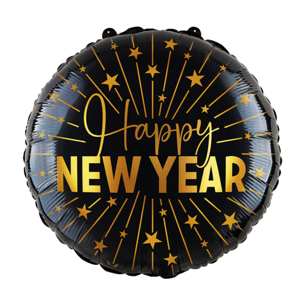 Foilballoon 18" - Happy New Year Golden Celebrations