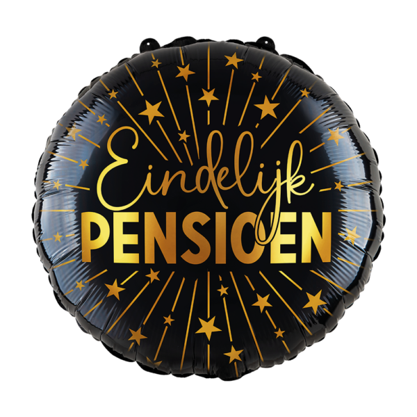 Foilballoon 18" - Pensioen Golden Celebrations