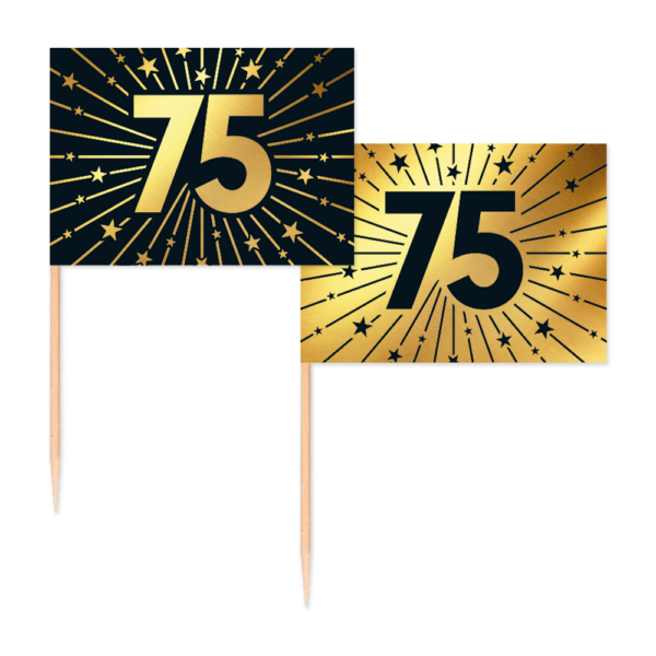50 Flag picks - '75' Golden Celebrations