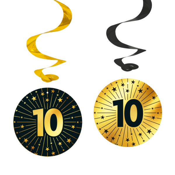 4 Swirls - '10' Golden Celebrations
