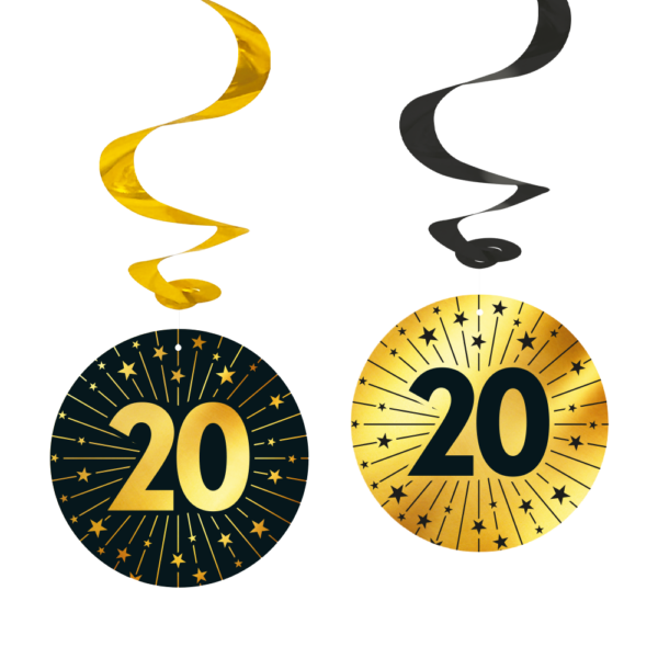 4 Swirls - '20' Golden Celebrations