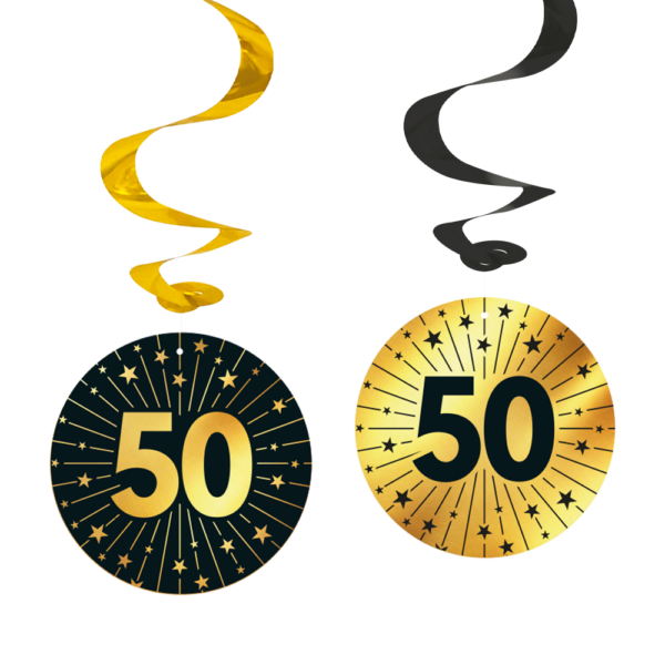 4 Swirls - '50' Golden Celebrations