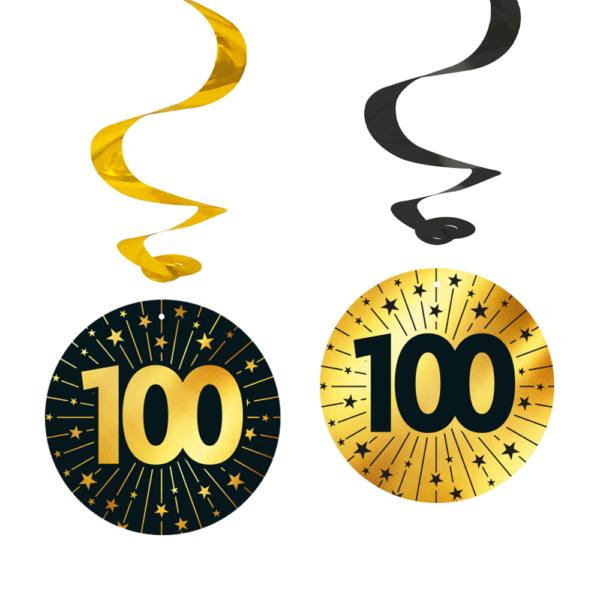 4 Swirls - '100' Golden Celebrations