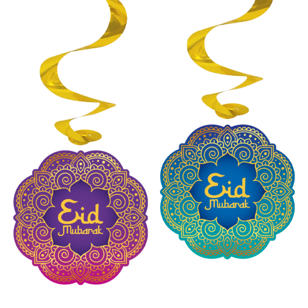 4 Swirls - Eid Mubarak
