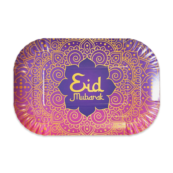 2 Paper food trays - Eid Mubarak