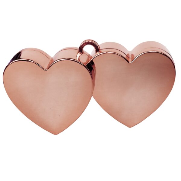 Heart balloonweight 140 gsm rose gold