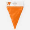 Bunting PE 10m orange size flags: 20x30cm