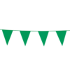 Bunting PE 10m green size flags: 20x30cm - Image 2