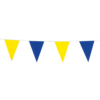 Bunting PE 10m blue/yellow size flags: 20x30cm - Image 2