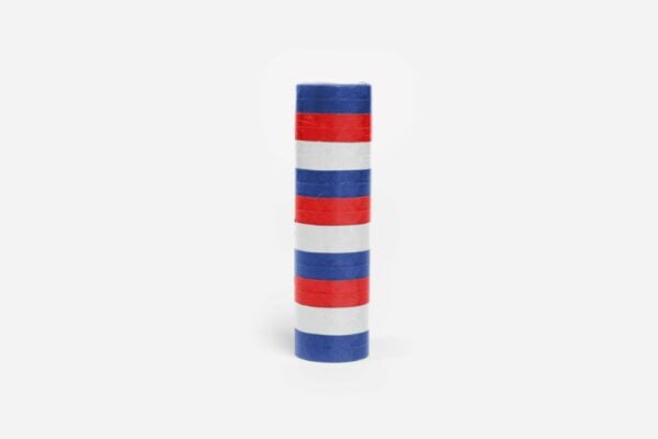Streamers 20x 4m flame retardant red/blue/white