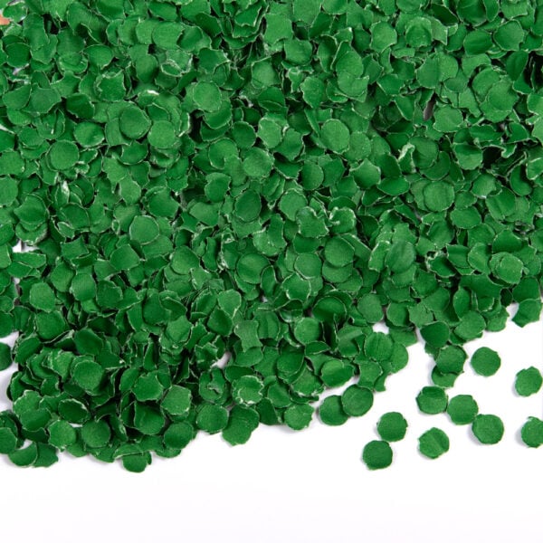 Confetti 100 gram round 1cm green