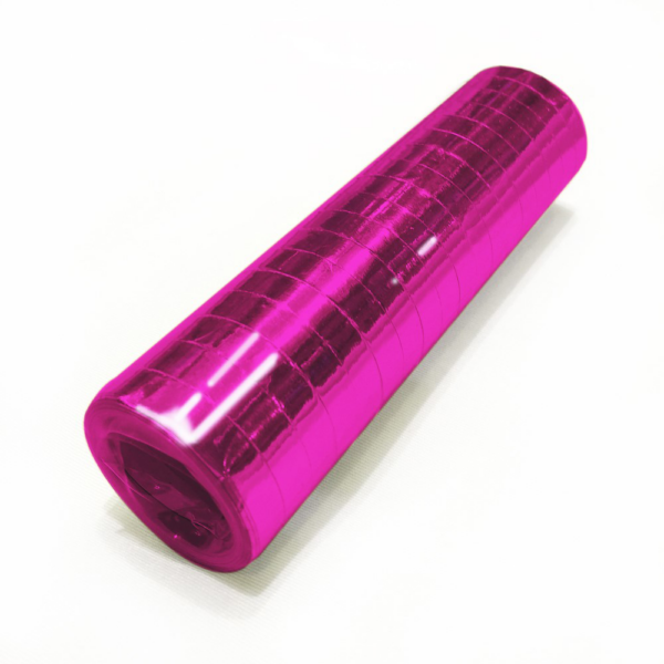 Streamers metallic 18x4m pink