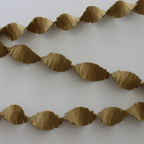Crepe Garland 6m gold - Image 2