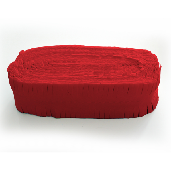Crepe Garland 24m flame retardant red
