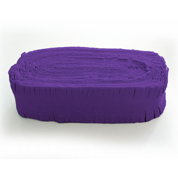 Crepe Garland 24m flame retardant purple