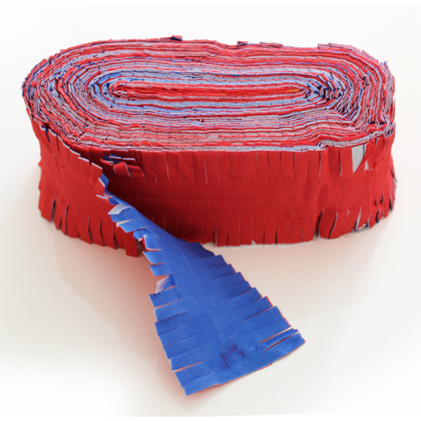 Crepe Garland 24m flame retardant red-white-white-blue
