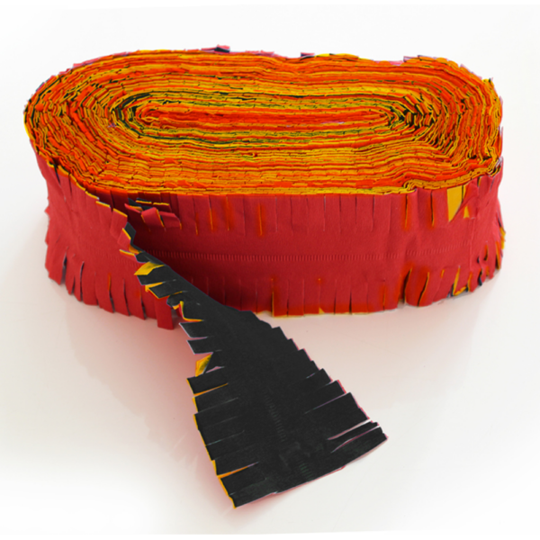 Crepe Garland 24m flame retardant red-yellow-yellow-black