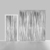 Party Curtain 100x240cm silver