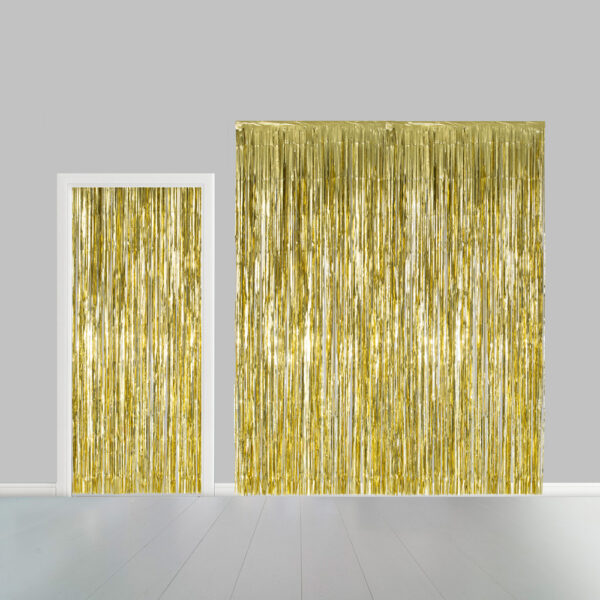 Party Curtain 100x240cm gold
