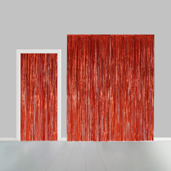 Party Curtain 100x240cm orange
