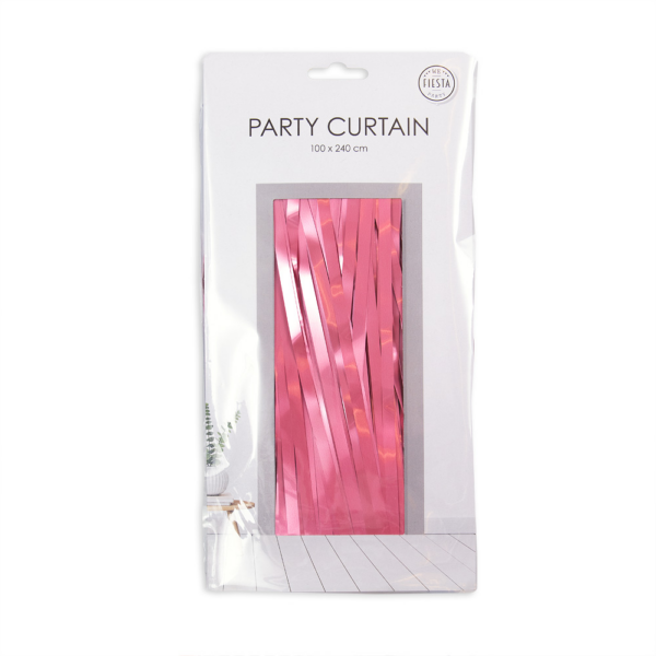 Party Curtain 100x240cm baby pink - Image 2