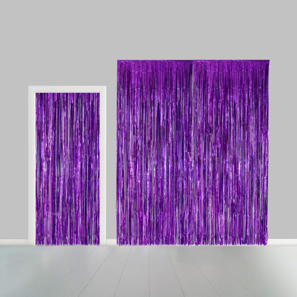 Party Curtain 100x240cm purple