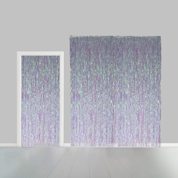 Party Curtain 100x240cm iridescent