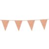 Bunting Glitter 6m rose gold flagsize 16x20cm