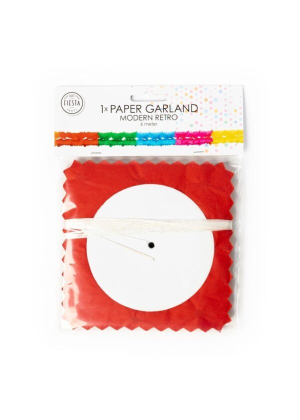 Paper Garland Modern Retro 6m
