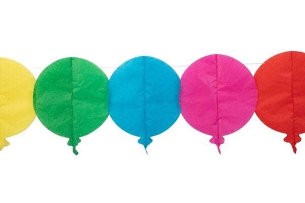 Paper Garland Balloons 6m - Image 3