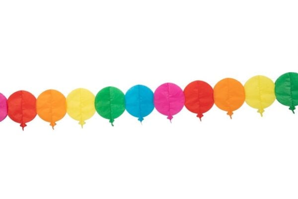 Paper Garland Balloons 6m - Image 2