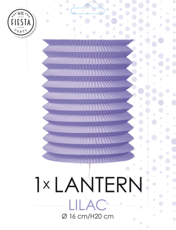 Paper lantern Lilac D16cm - Image 2