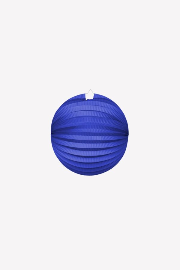 Paper lantern round Blue D25cm