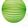 Paper lantern round Light Green D25cm - Image 2