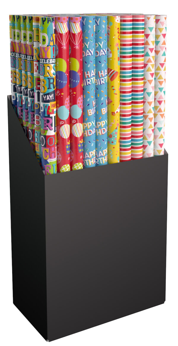 Paper Giftwrap, 70 x 200cm - Birthday - Image 2