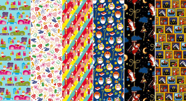 Paper Giftwrap, 70 x 200cm - Sinterklaas - Image 3
