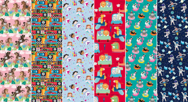 Paper Giftwrap, 70 x 200cm - Kids - Image 3