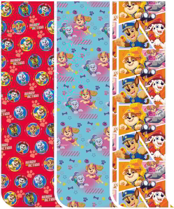 Paper Giftwrap, 70 x 200cm - Paw Patrol - Image 2