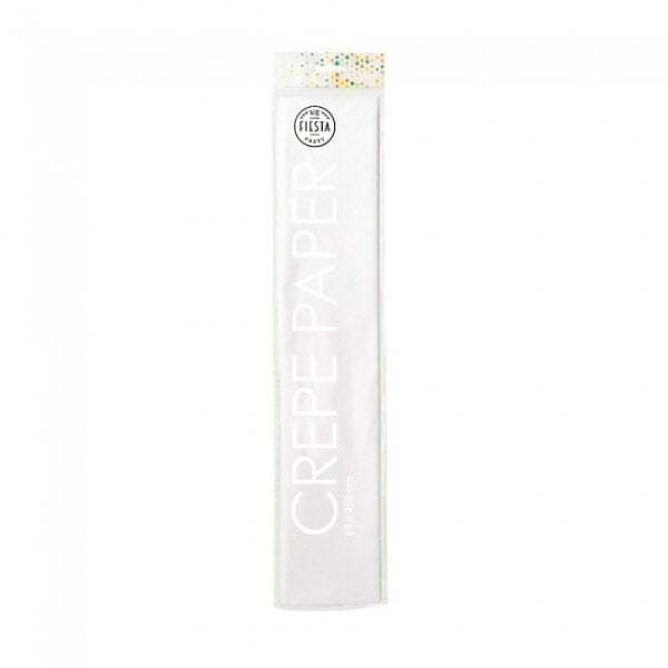 Crepe paper  50x250cm white