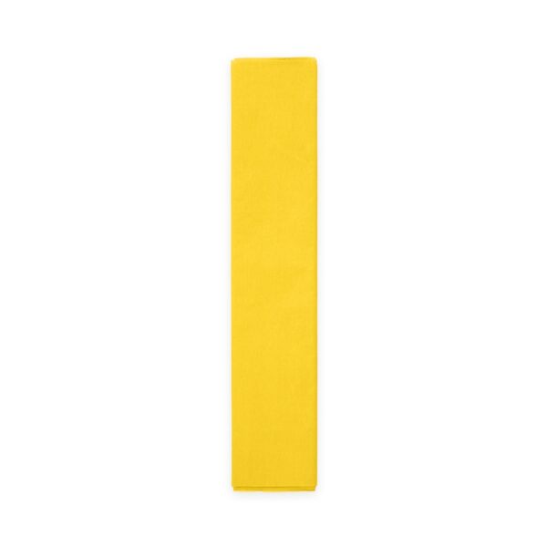 Crepe paper  50x250cm yellow - Image 2